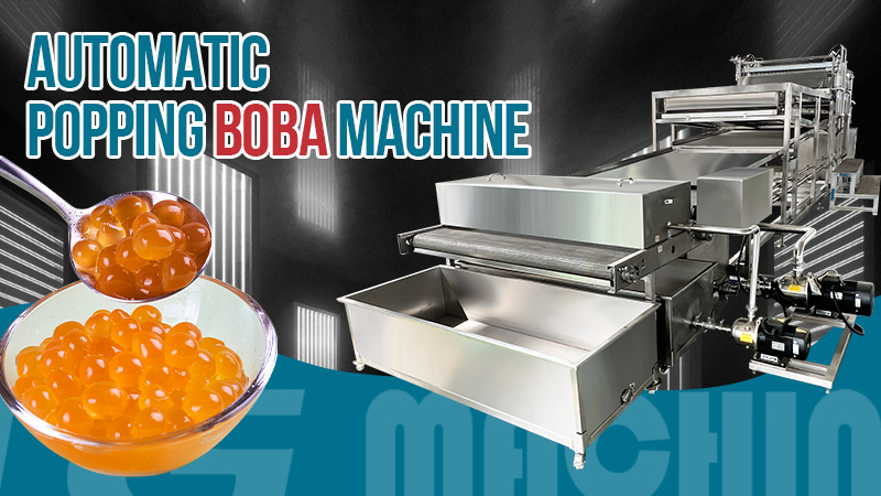 Machine de production de popping boba entièrement automatique