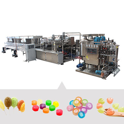 Machine pour fabrication de bonbon, bonbons durs