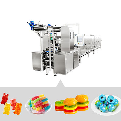 Machine pour fabrication de bonbon, bonbons gélatines